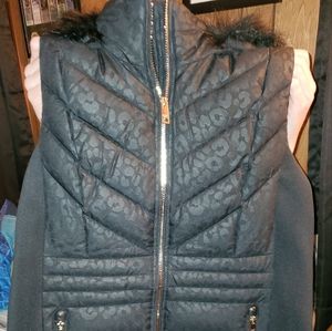 michael kors hooded vest